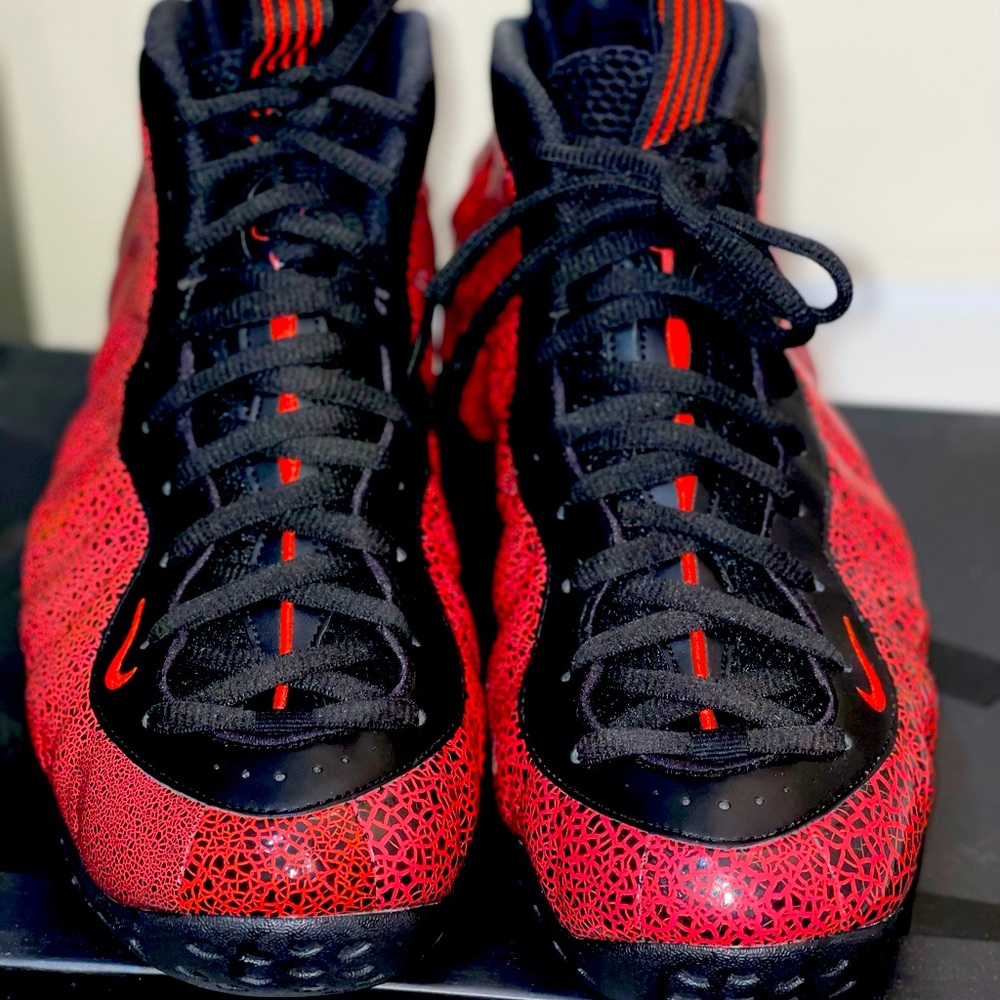 Air Nike Foamposite One Lava Legit 100% Authentic